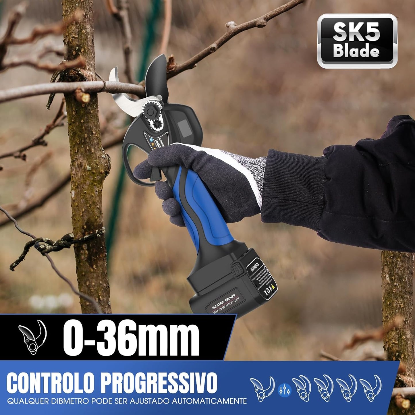 Forbici elettriche 8608 35mm Swansoft